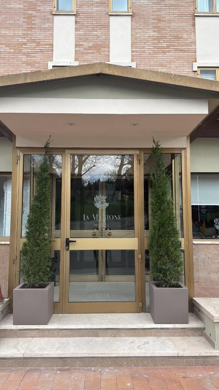 Ingresso dell'Hotel La Magione